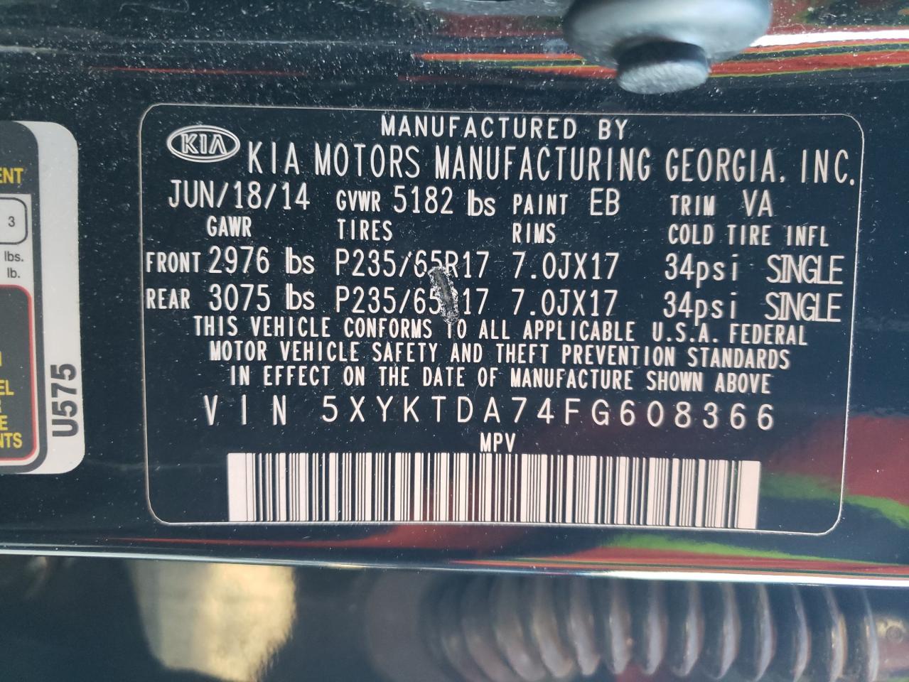 2015 Kia Sorento - Image 15