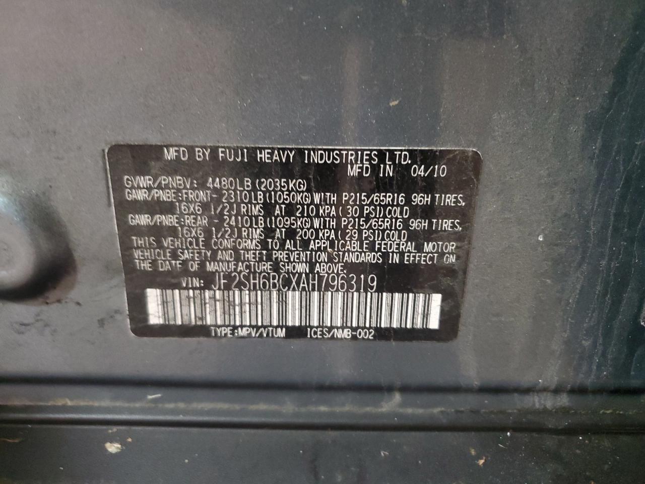 2010 Subaru Forester - Image 13