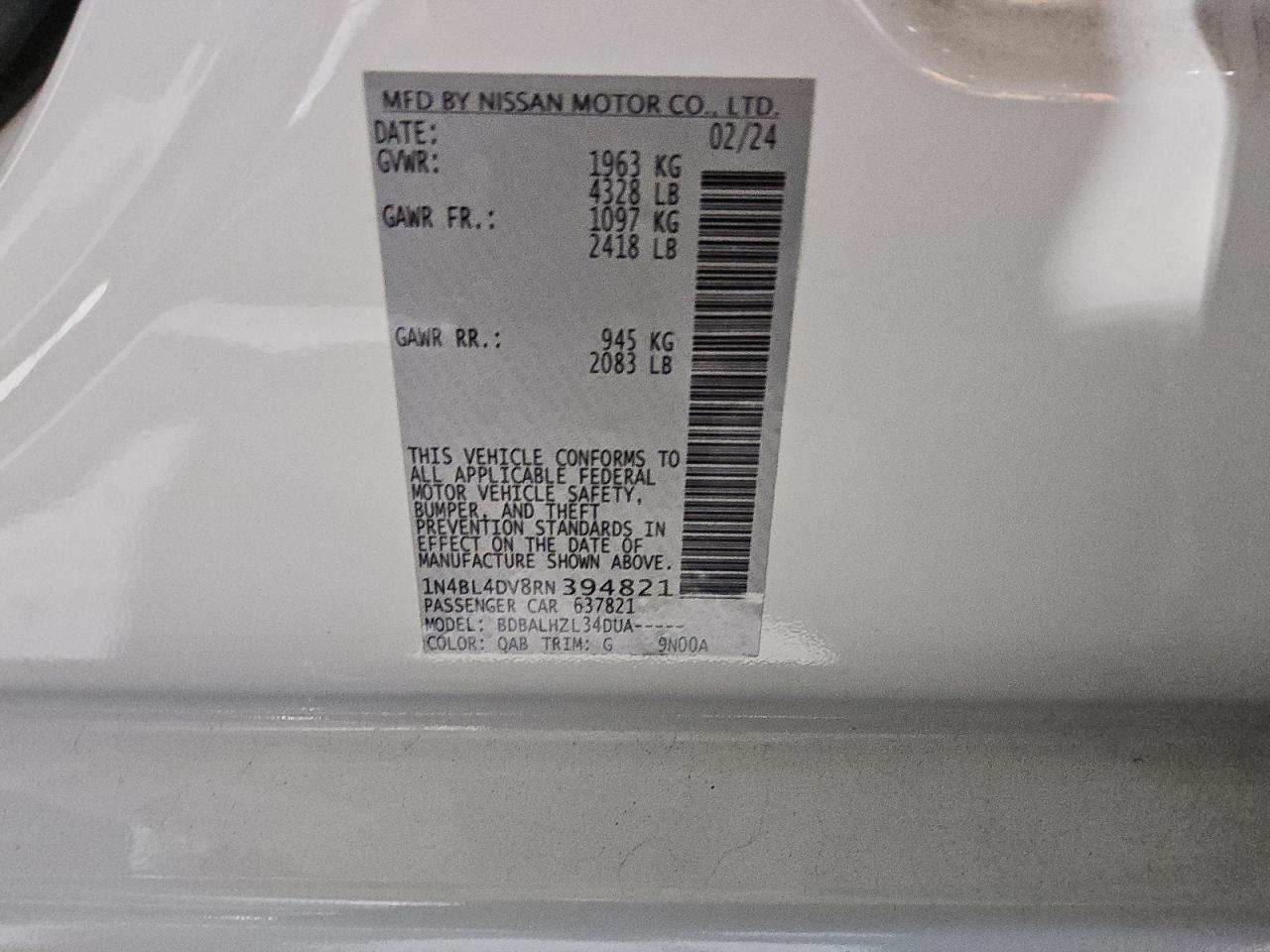 2024 Nissan Altima - Image 13