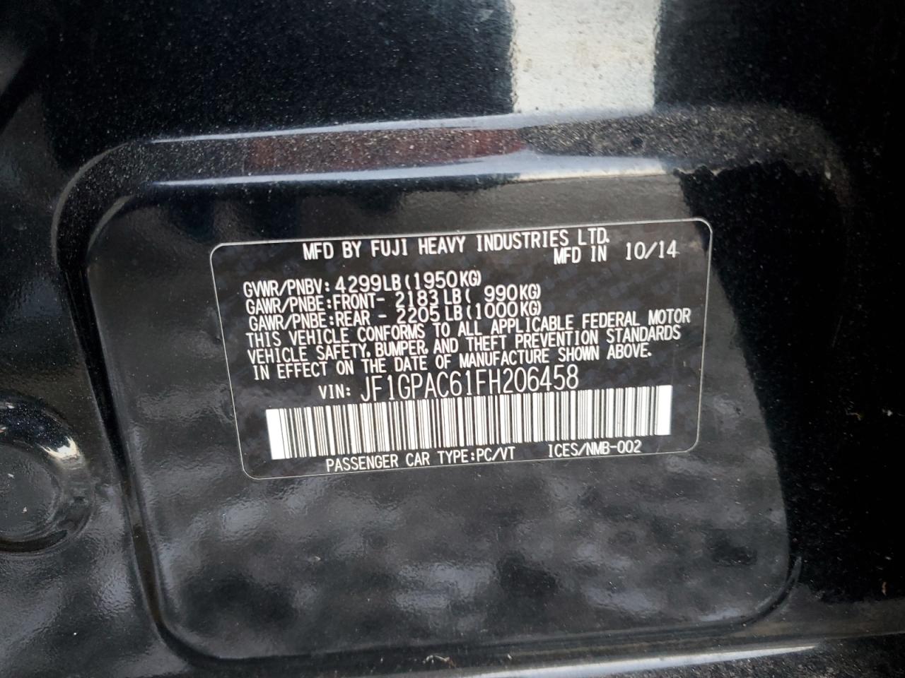 2015 Subaru Impreza - Image 12