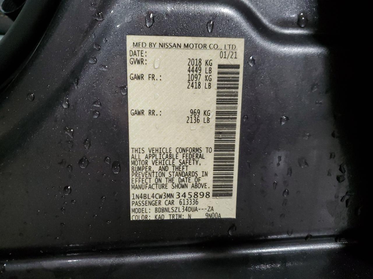 2021 Nissan Altima - Image 12