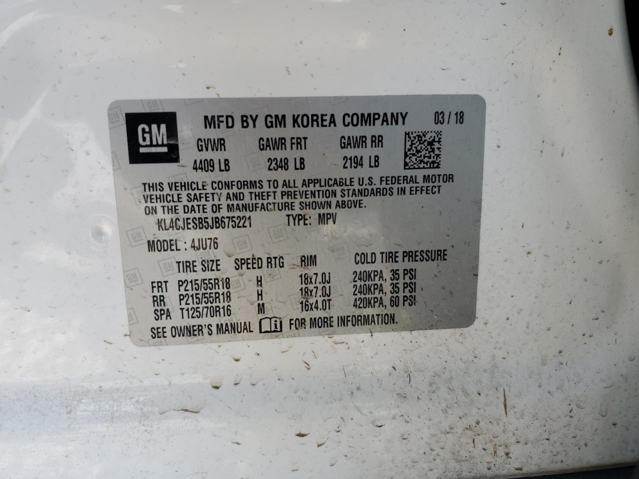 2018 Buick Encore - Image 14