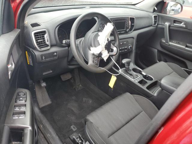  KIA SPORTAGE 2019 Czerwony