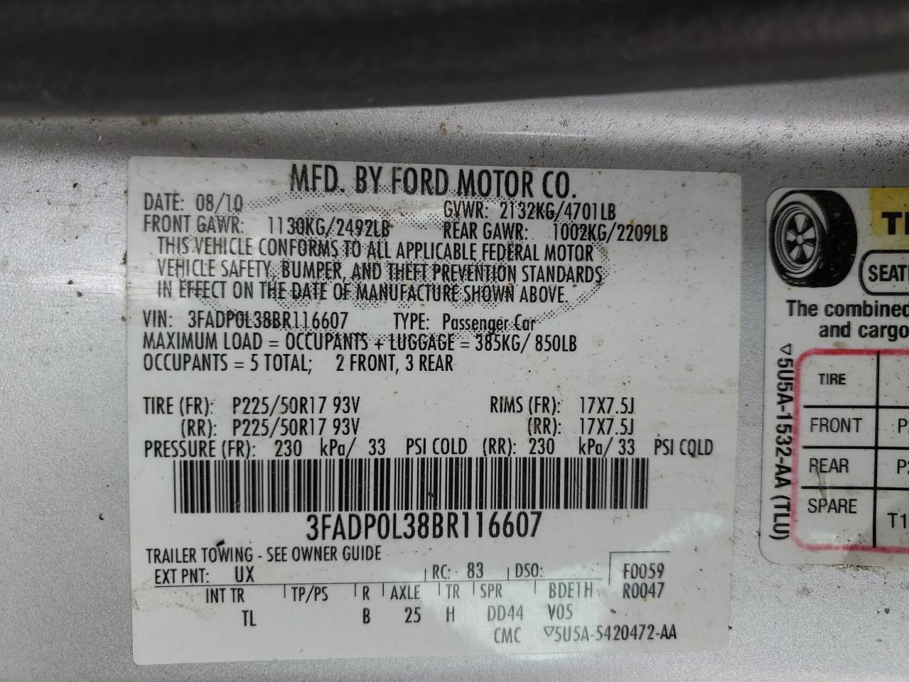 2011 Ford Fusion - Image 13