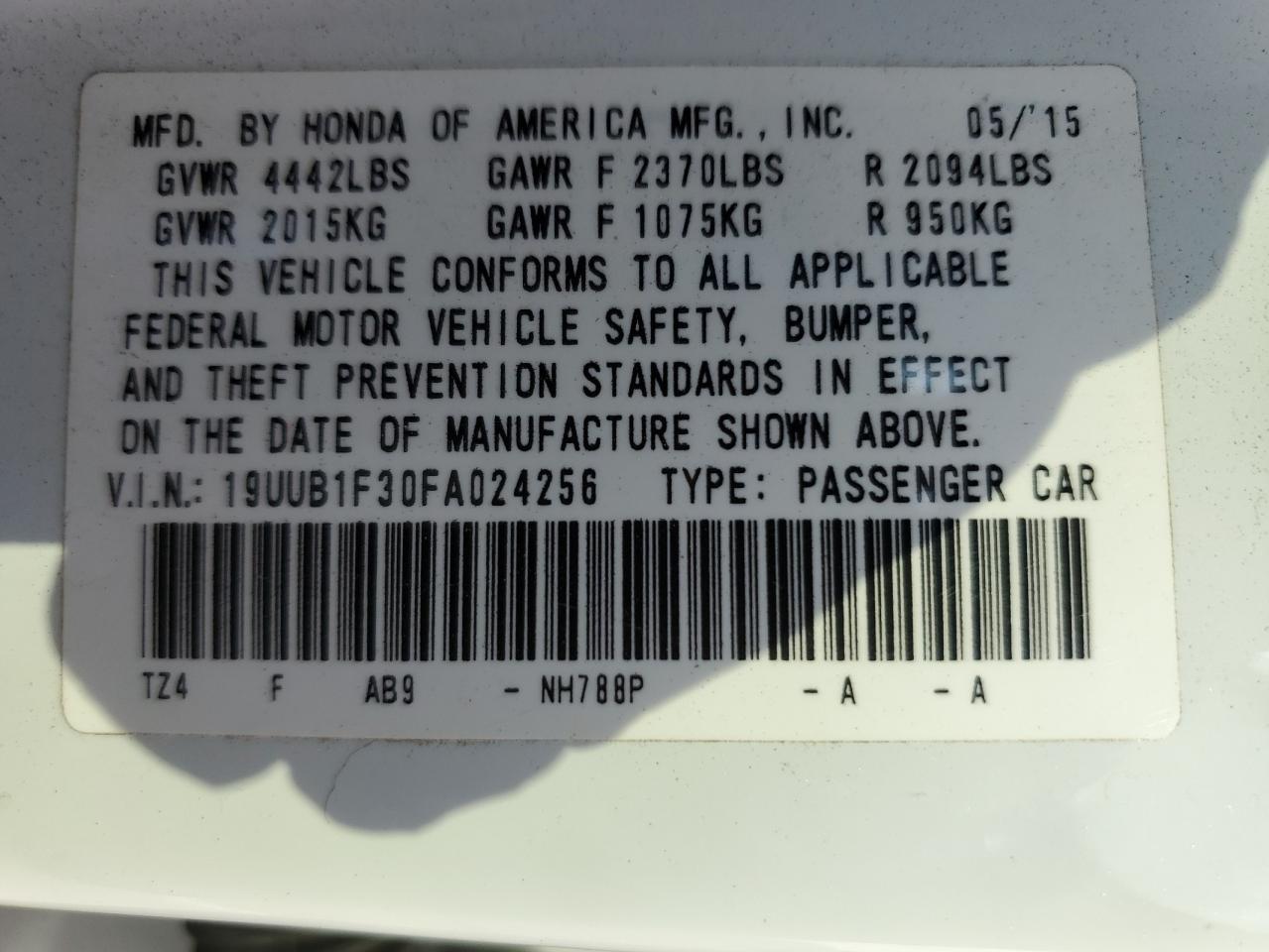 2015 Acura TLX - Image 12