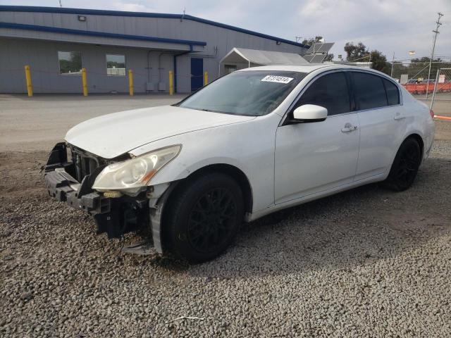  INFINITI G37 2012 White