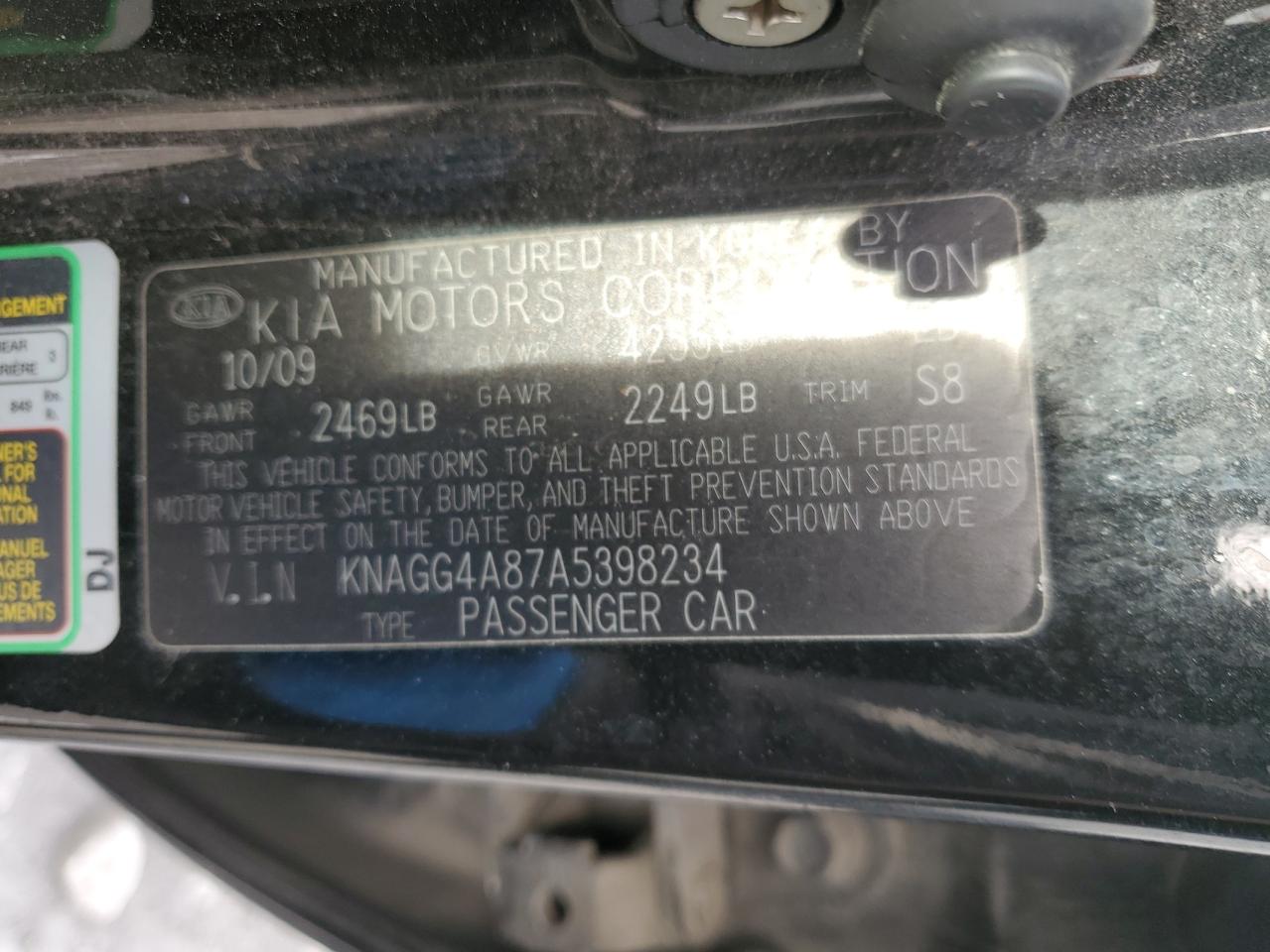 2010 Kia Optima - Image 12