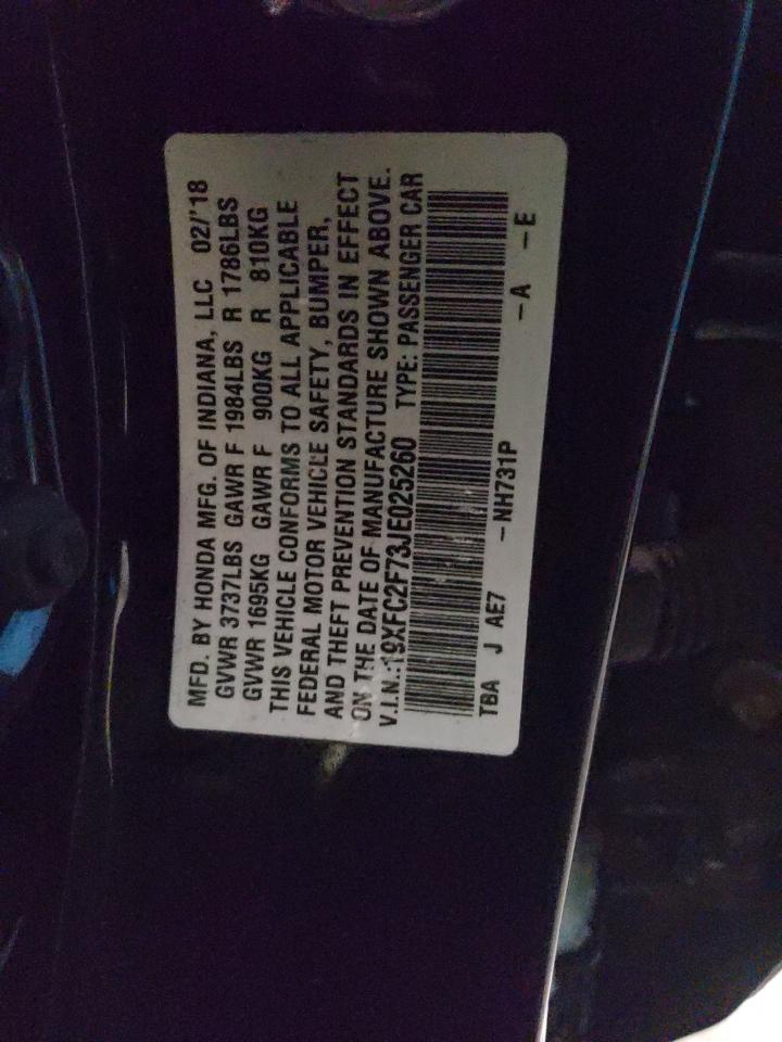 2018 Honda Civic - Image 12