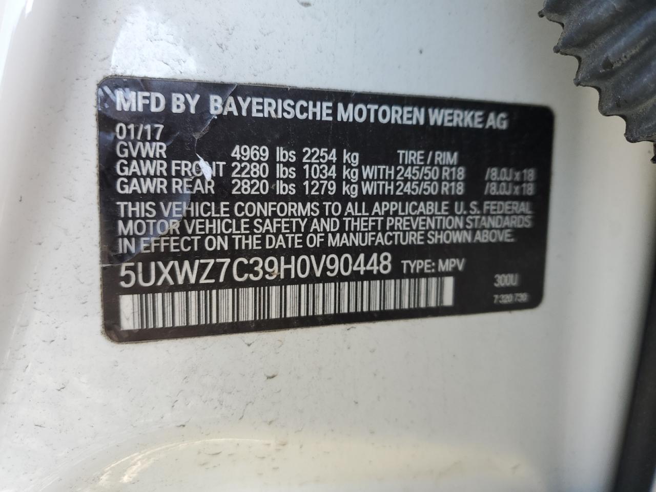 2017 BMW X3 - Image 13