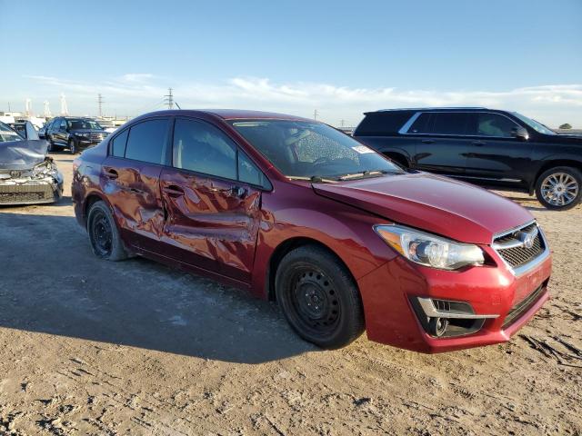  SUBARU IMPREZA 2015 Czerwony