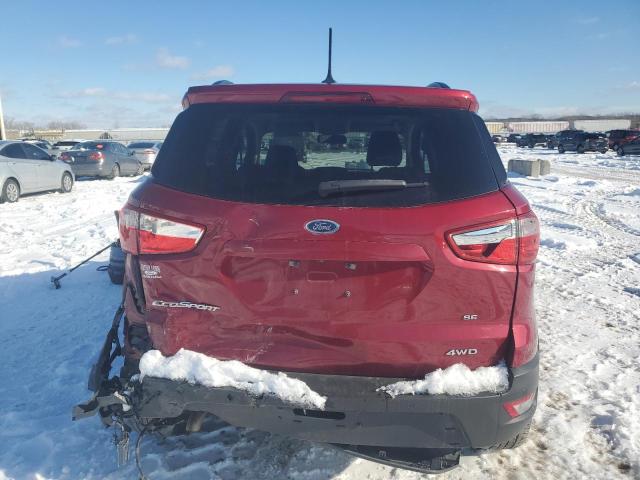  FORD ECOSPORT 2015 Червоний