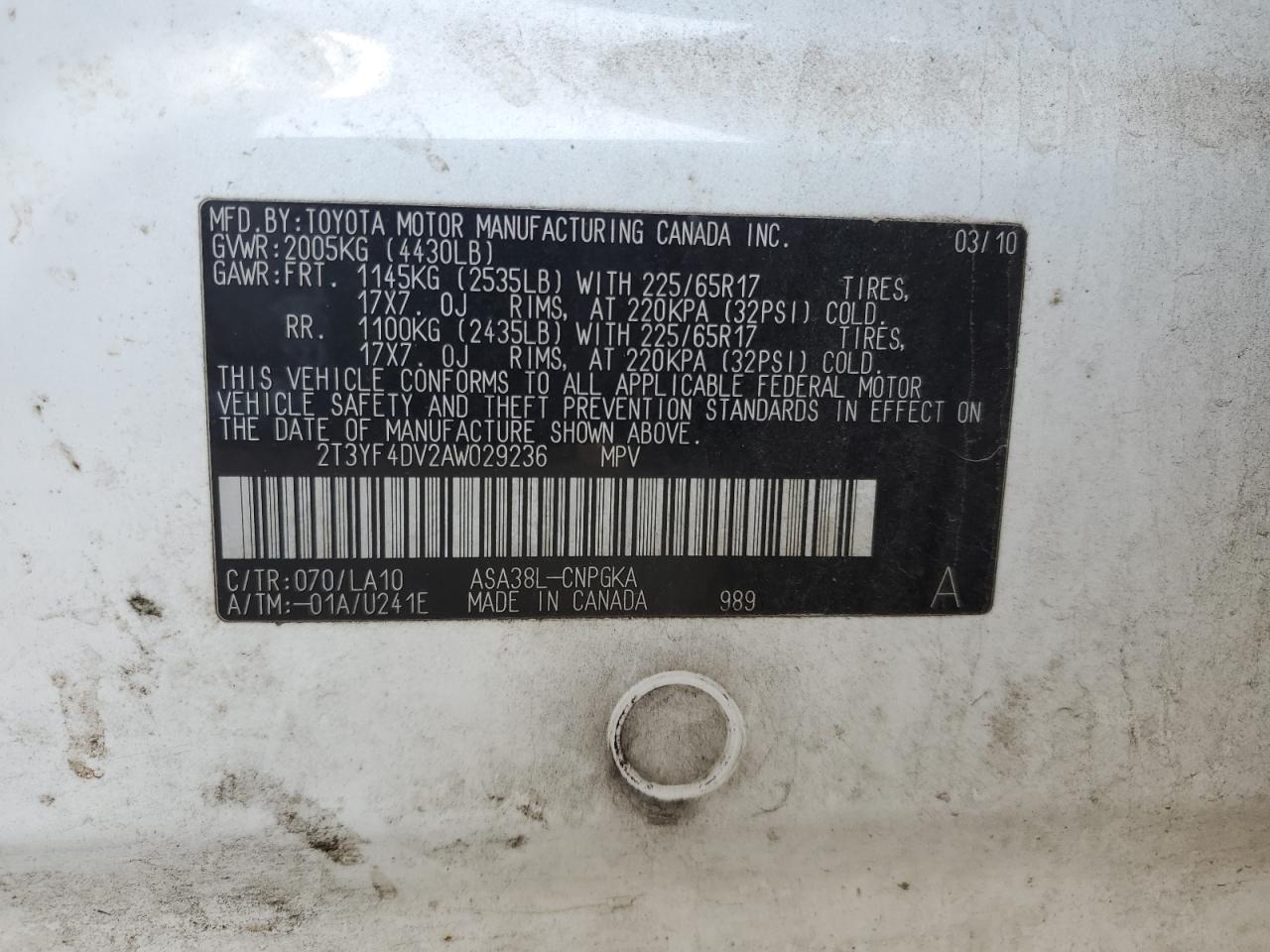 2010 Toyota RAV 4 - Image 13