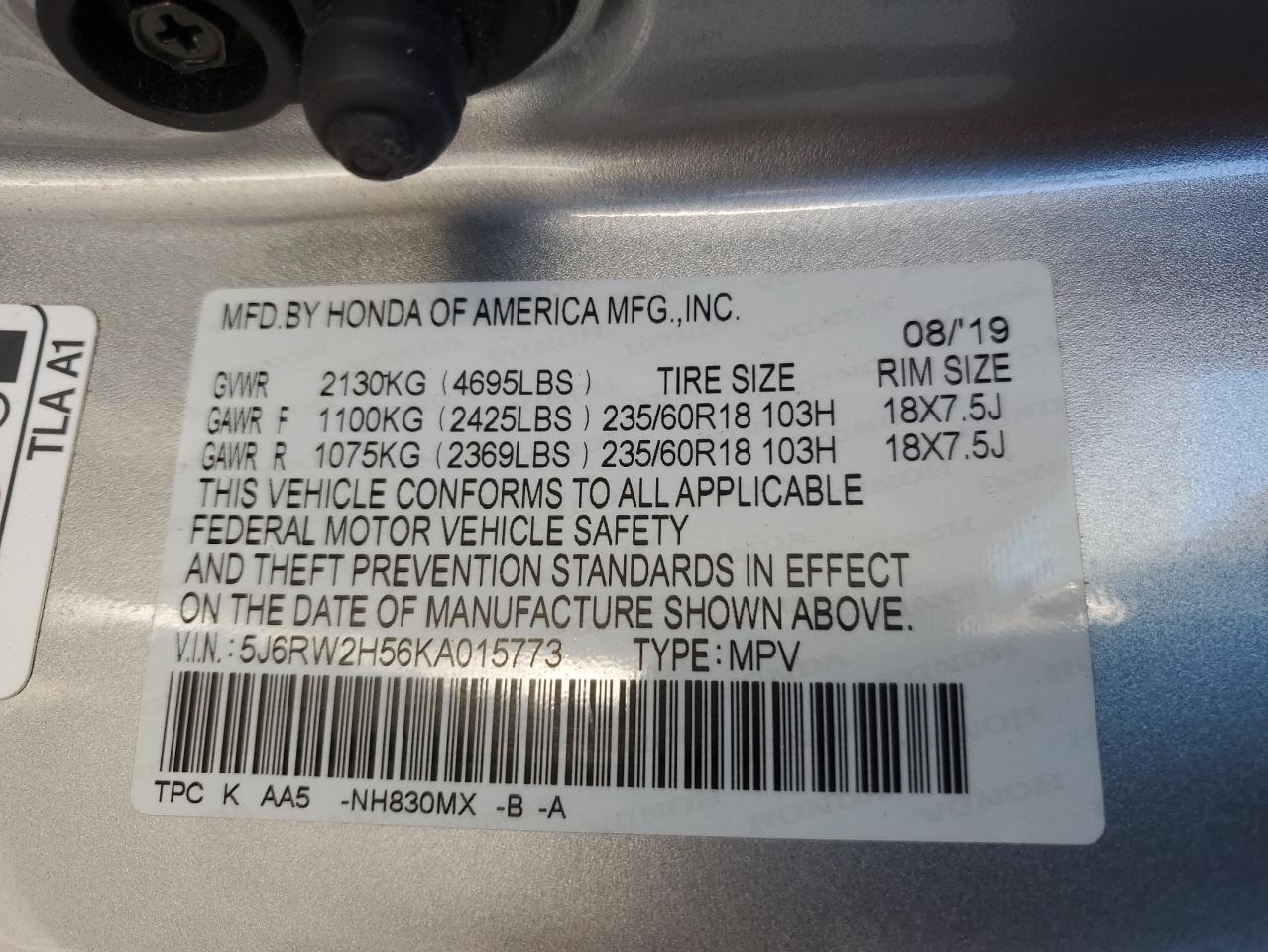 2019 Honda CR-V - Image 13