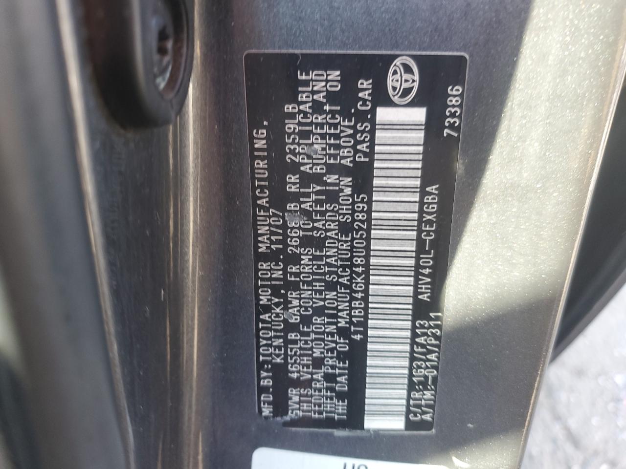 2008 Toyota Camry - Image 12