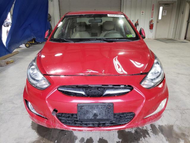  HYUNDAI ACCENT 2012 Czerwony