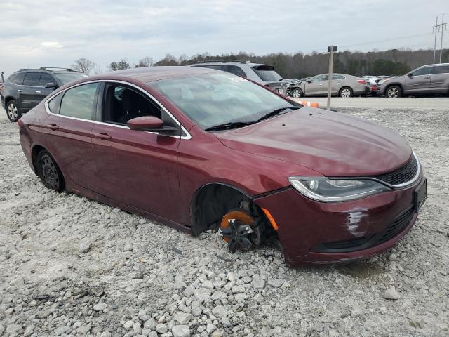  CHRYSLER 200 2016 Бургунді