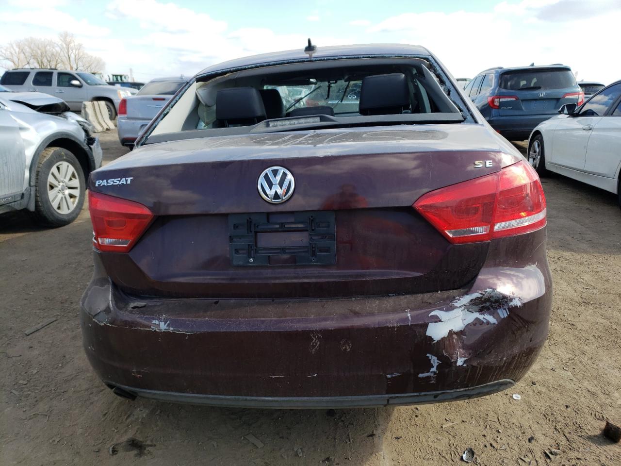 2013 Volkswagen Passat Se VIN: 1VWBP7A37DC058372 Lot: 42612744