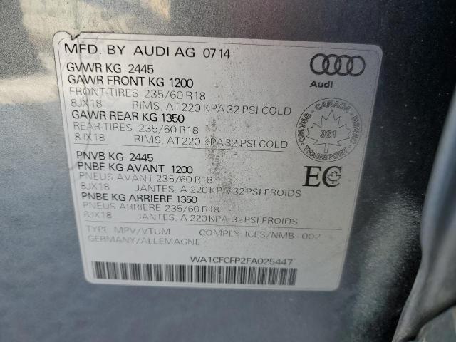2015 AUDI Q5 PREMIUM