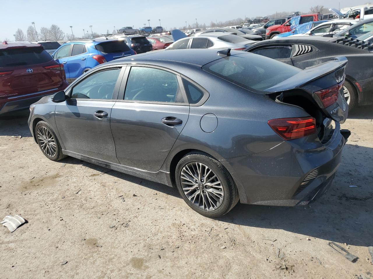 2022 Kia Forte Gt Line VIN: 3KPF54AD8NE428160 Lot: 44491044