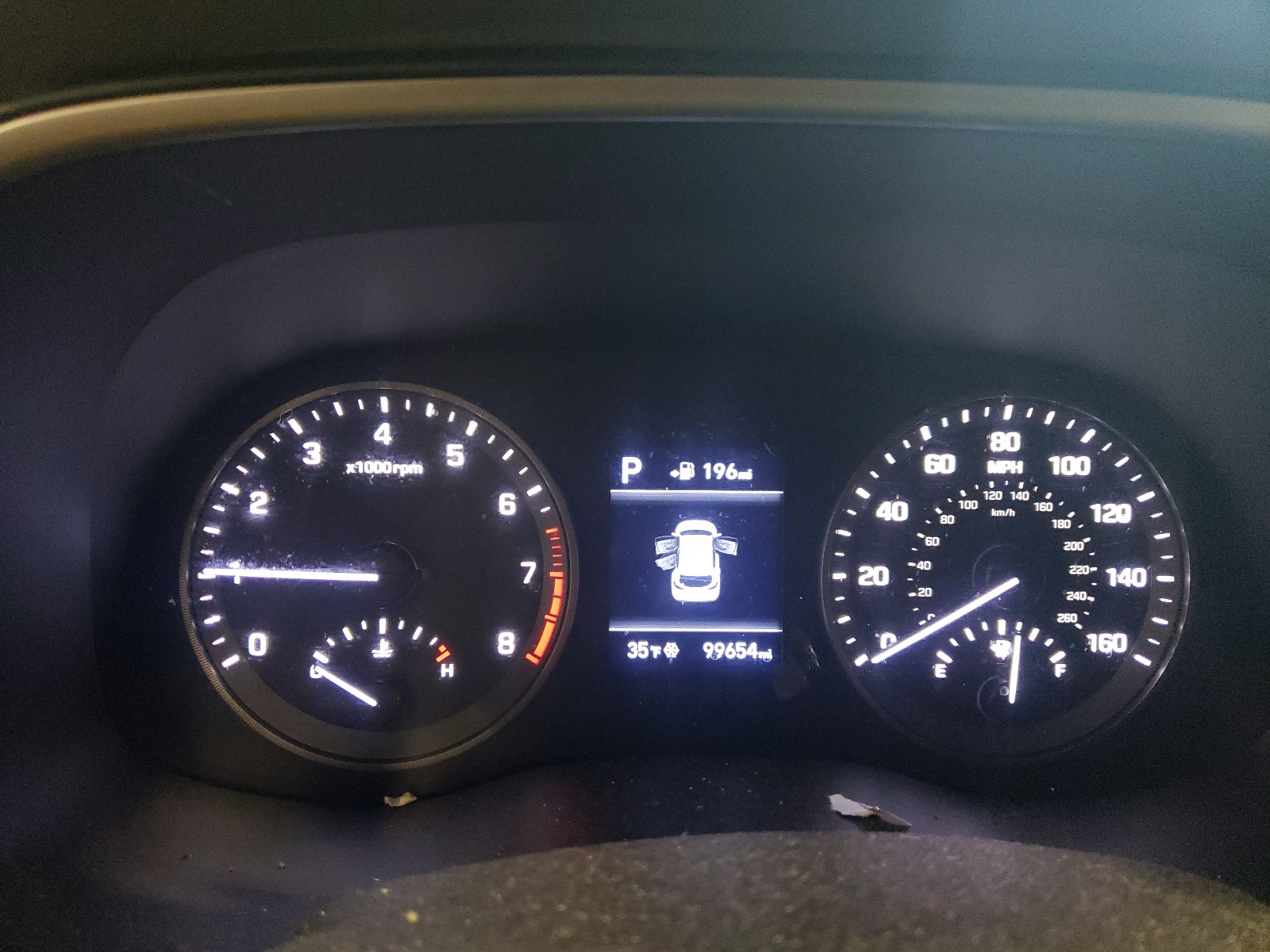 KM8J2CA47KU865072 2019 Hyundai Tucson Se