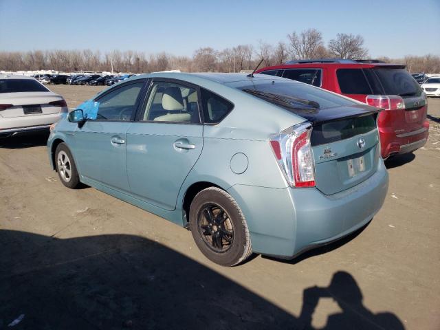  TOYOTA PRIUS 2015 Бирюзовый