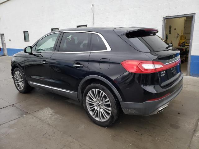  LINCOLN MKX 2018 Чорний