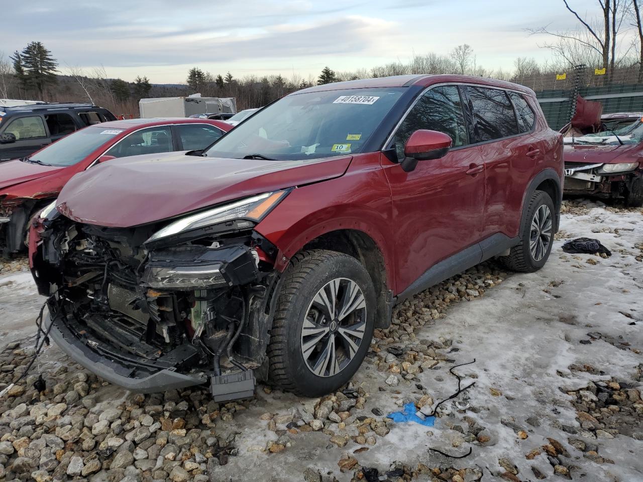 2021 Nissan Rogue Sv VIN: 5N1AT3BB9MC710803 Lot: 40158704