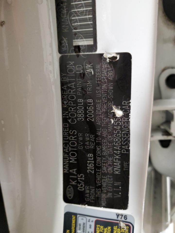 2016 Kia Forte Lx VIN: KNAFK4A68G5455834 Lot: 43409964