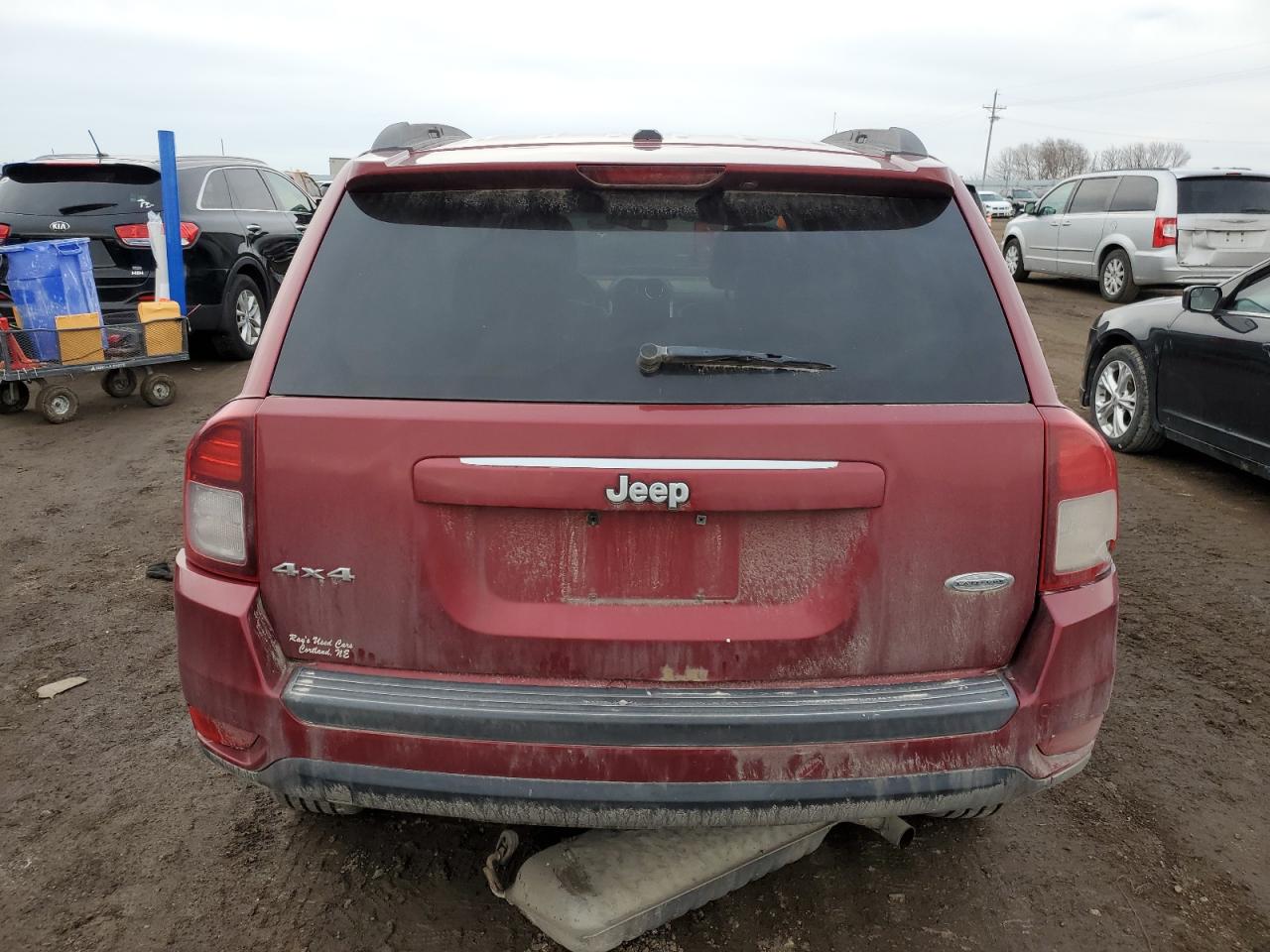 2016 Jeep Compass Latitude VIN: 1C4NJDEBXGD631135 Lot: 41852194