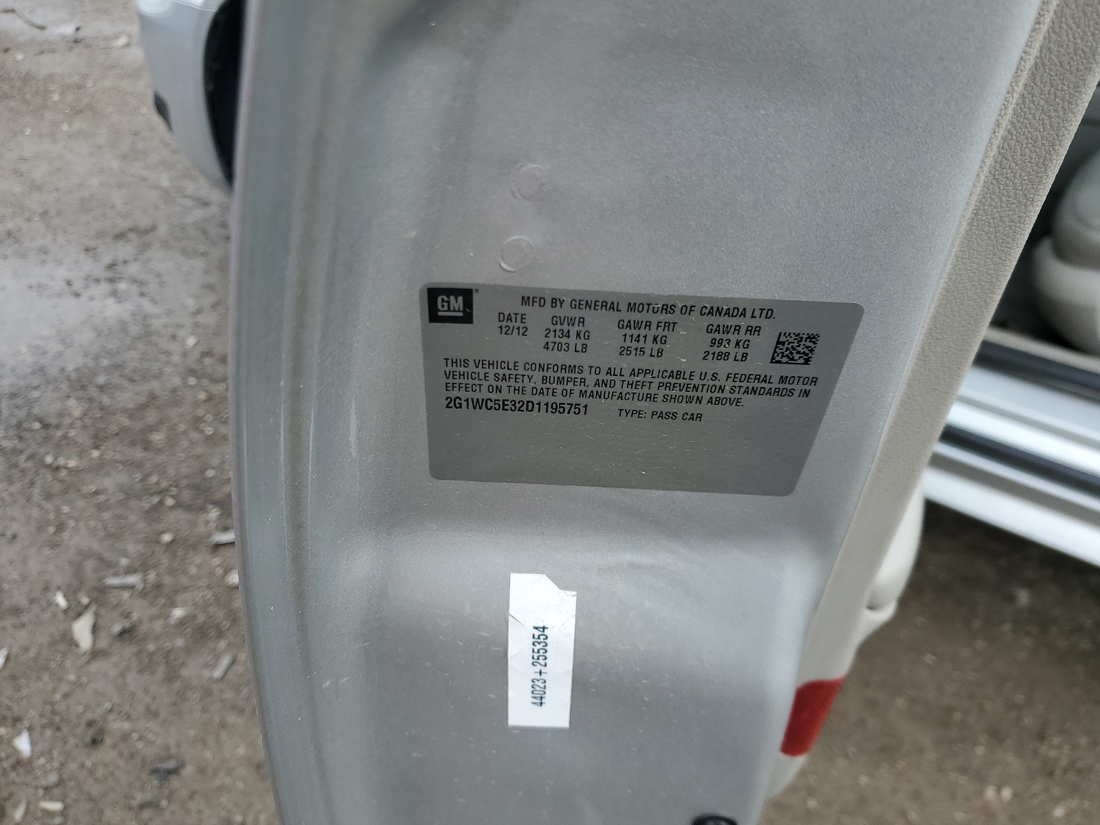 2G1WC5E32D1195751 2013 Chevrolet Impala Ltz