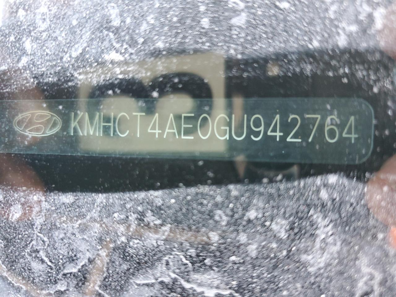 2016 Hyundai Accent Se VIN: KMHCT4AE0GU942764 Lot: 43368534