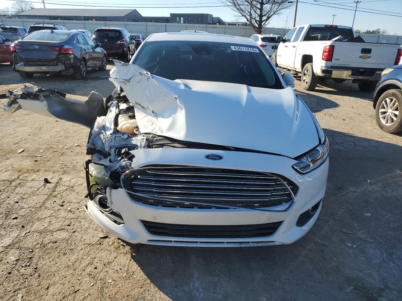 2014 Ford Fusion Titanium Hev VIN: 3FA6P0RUXER283919 Lot: 43611274