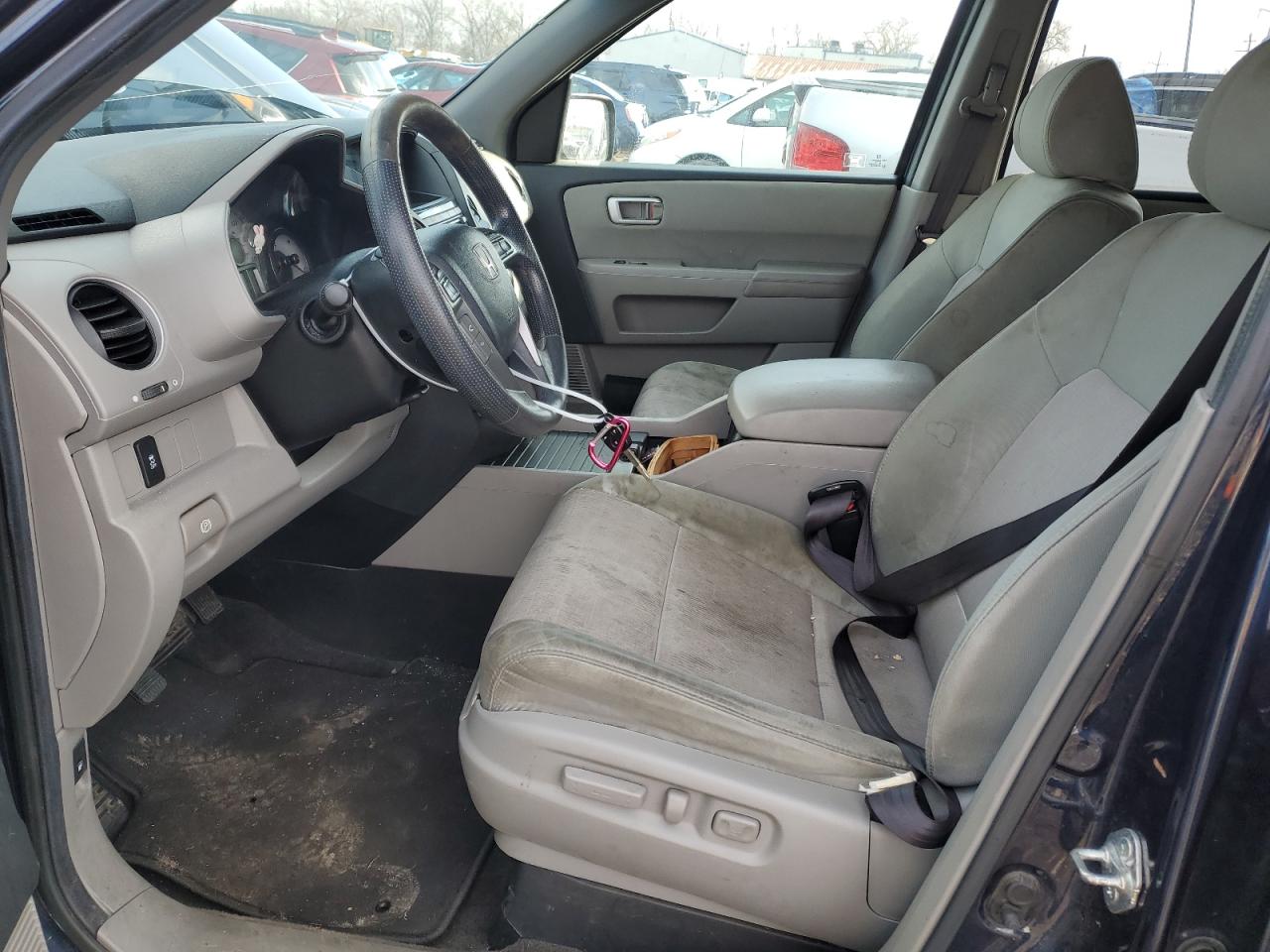 2012 Honda Pilot Ex VIN: 5FNYF4H47CB072061 Lot: 44313414