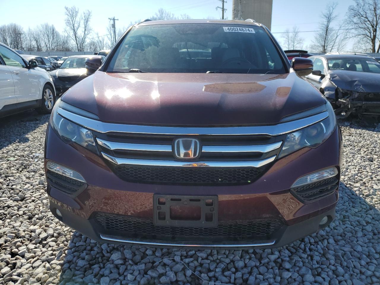 2018 Honda Pilot Touring VIN: 5FNYF6H99JB046307 Lot: 40024674