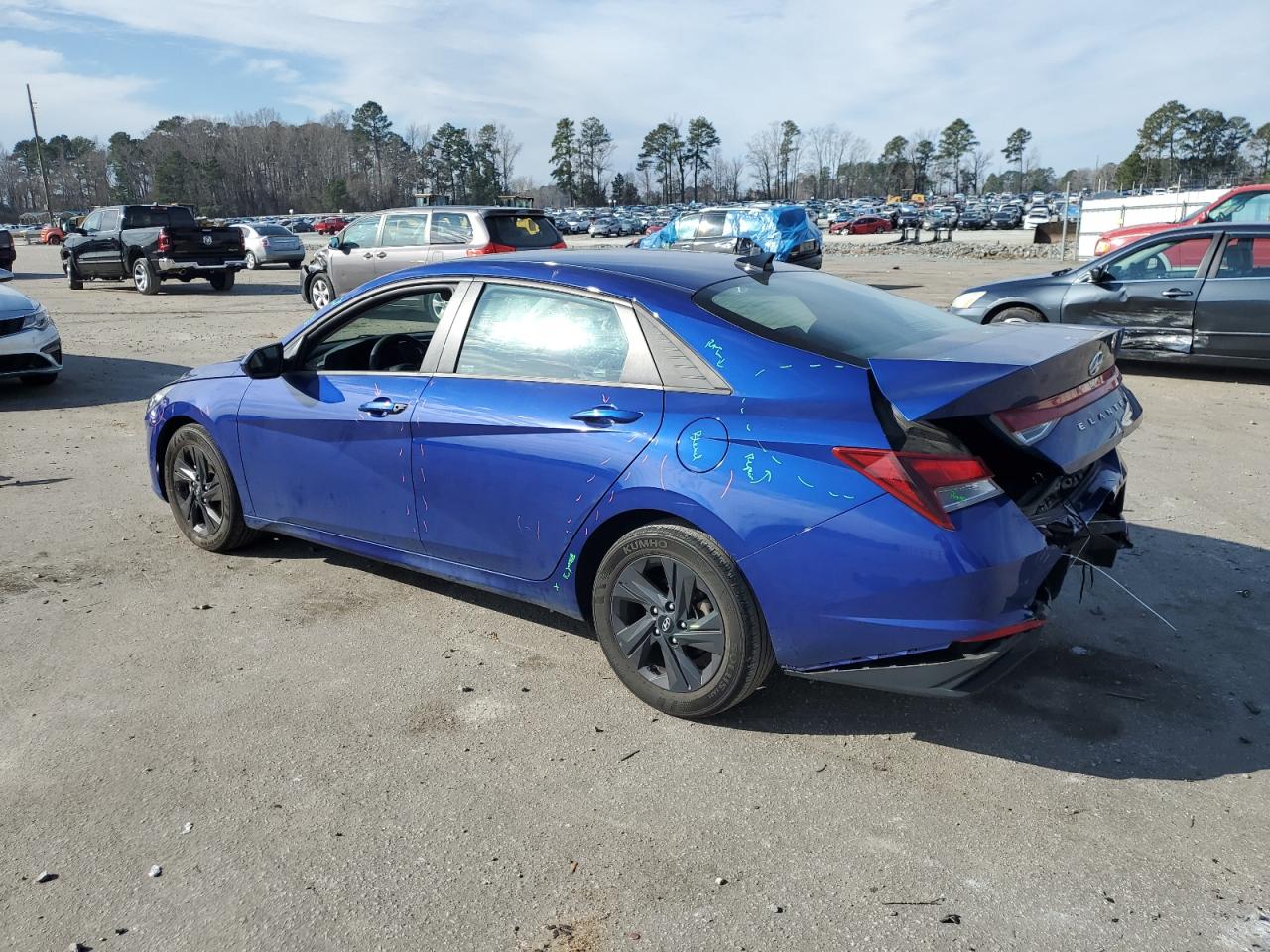 2022 Hyundai Elantra Sel VIN: 5NPLM4AG1NH074154 Lot: 41116864