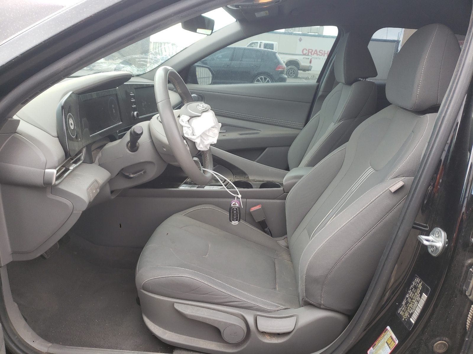 2021 Hyundai Elantra Sel vin: KMHLS4AG0MU196039