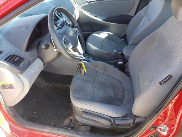  HYUNDAI ACCENT 2012 Червоний