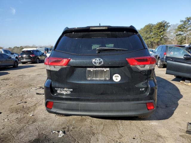  TOYOTA HIGHLANDER 2019 Чорний
