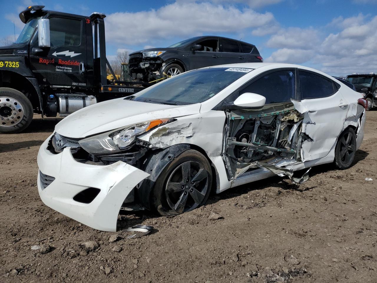 2012 Hyundai Elantra Gls VIN: 5NPDH4AE4CH140801 Lot: 71432984