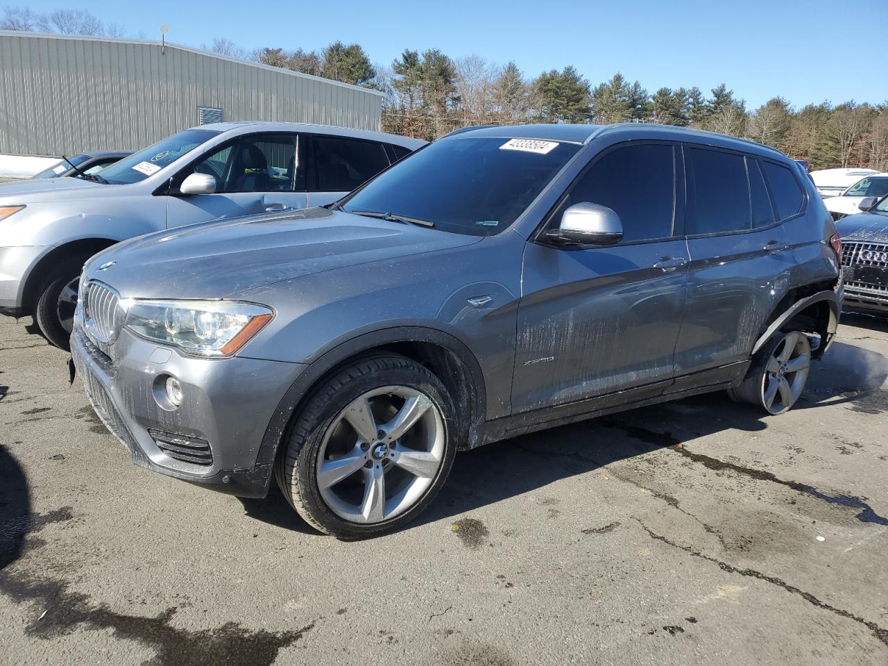 2017 BMW X3 xDrive35I VIN: 5UXWX7C51H0S18822 Lot: 43338504