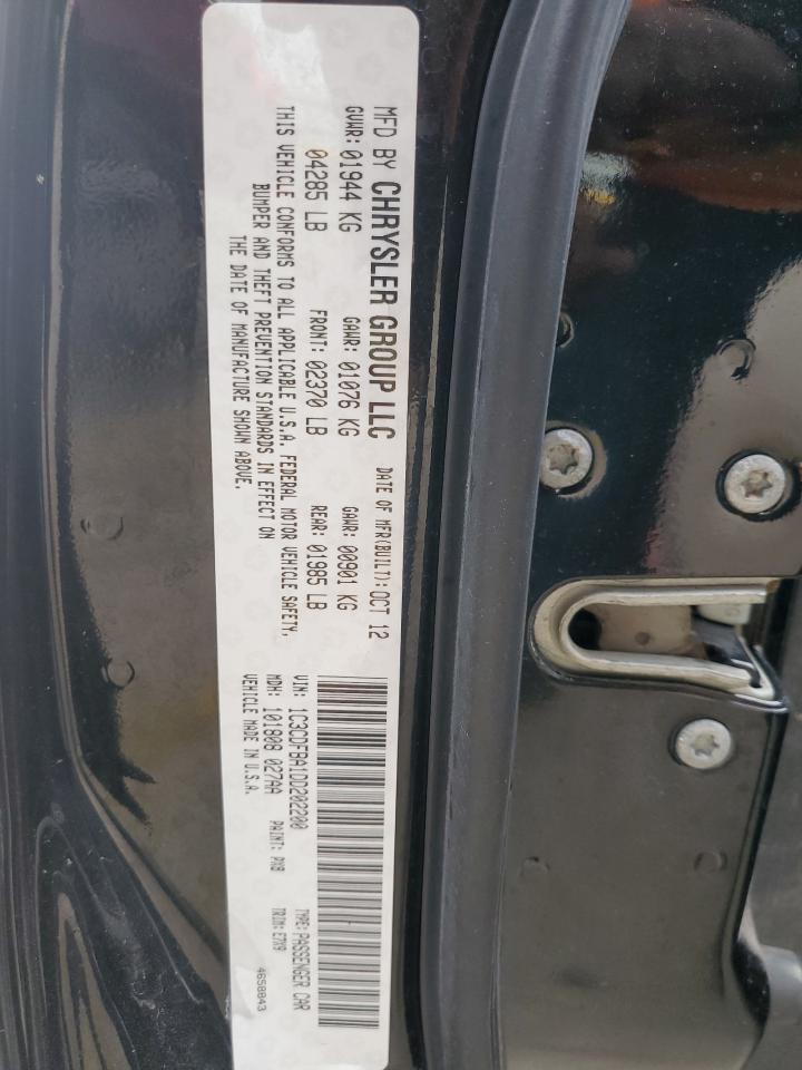 2013 Dodge Dart Sxt VIN: 1C3CDFBA1DD202200 Lot: 68729254