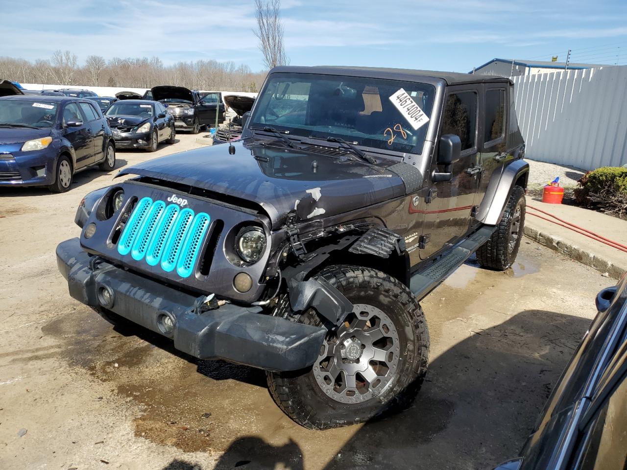 2014 Jeep Wrangler Unlimited Sahara VIN: 1C4BJWEG5EL210727 Lot: 44674004