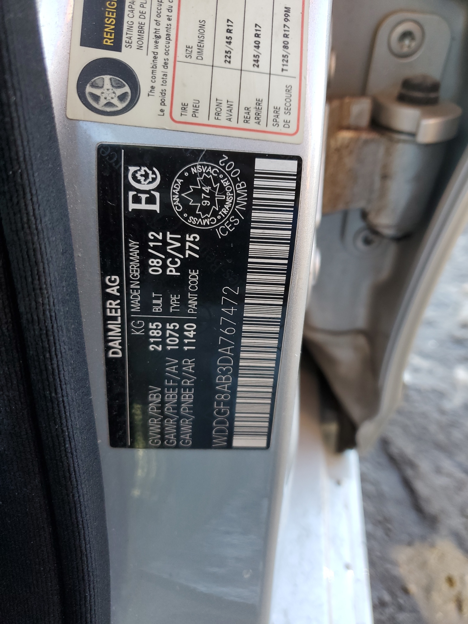 WDDGF8AB3DA767472 2013 Mercedes-Benz C 300 4Matic