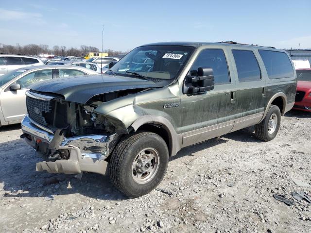 2001 Ford Excursion Limited продається в Earlington, KY - Front End