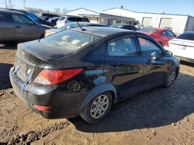 Sedans HYUNDAI ACCENT 2012 Czarny