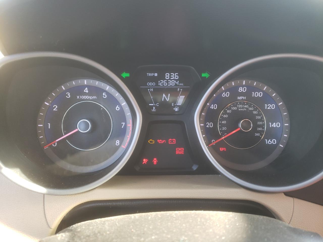 2013 Hyundai Elantra Gls VIN: KMHDH4AE9DU624885 Lot: 65161964