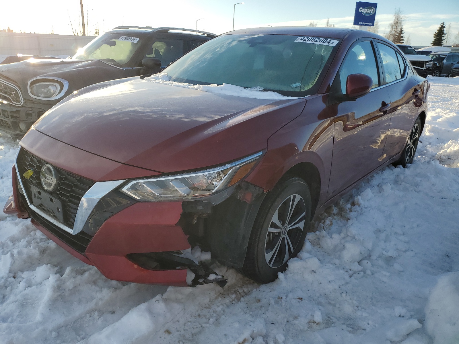 2021 Nissan Sentra Sv vin: 3N1AB8CV5MY281800