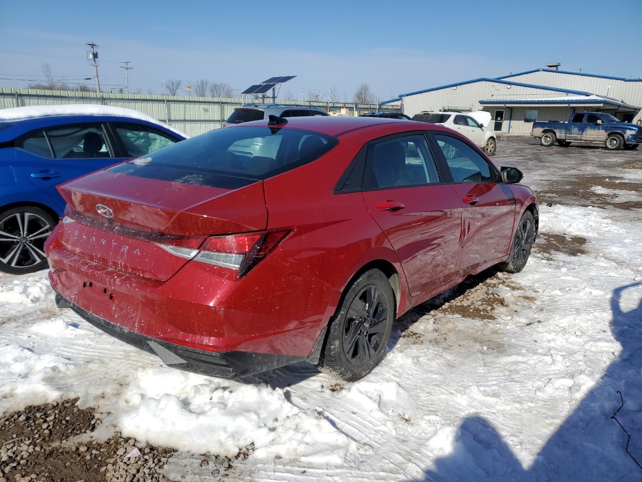 KMHLM4AGXNU320989 2022 Hyundai Elantra Sel