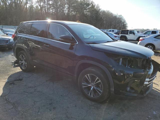  TOYOTA HIGHLANDER 2019 Чорний
