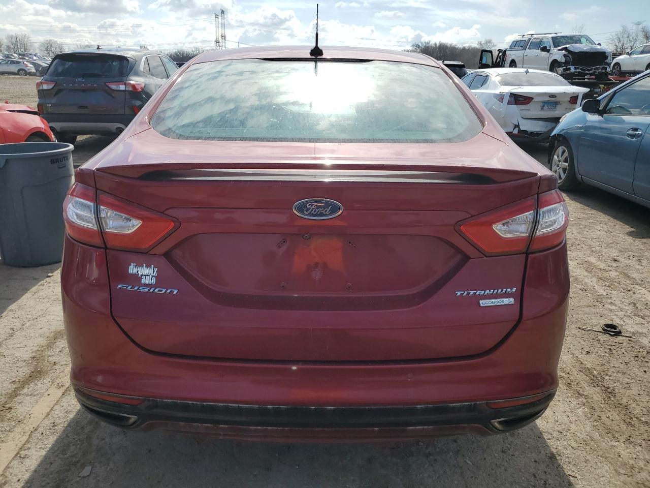 2014 Ford Fusion Titanium VIN: 3FA6P0K92ER289669 Lot: 43263594